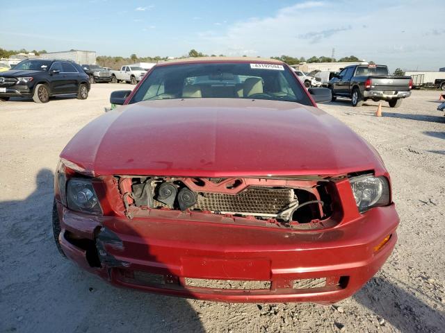 1ZVHT84N985187362 - 2008 FORD MUSTANG RED photo 5