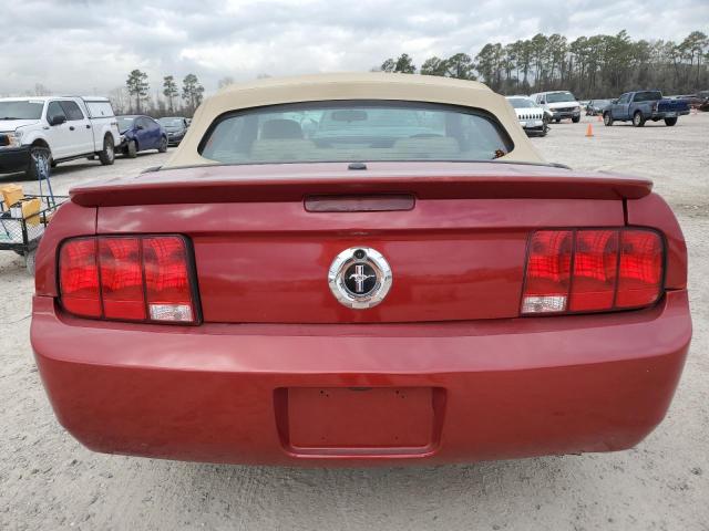 1ZVHT84N985187362 - 2008 FORD MUSTANG RED photo 6