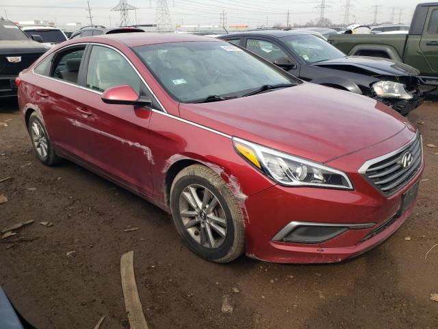 5NPE24AF7GH349079 - 2016 HYUNDAI SONATA SE RED photo 4