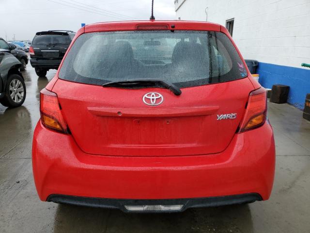 VNKKTUD32FA041221 - 2015 TOYOTA YARIS RED photo 6