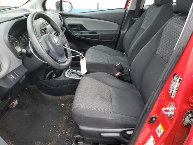 VNKKTUD32FA041221 - 2015 TOYOTA YARIS RED photo 7