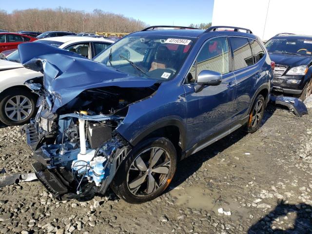 JF2SKAXC2LH557055 - 2020 SUBARU FORESTER TOURING 蓝色 照片 1