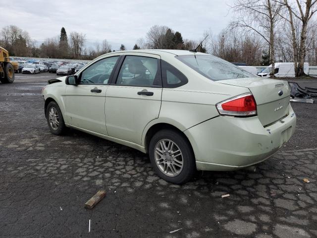 1FAHP3FN5BW190886 - 2011 FORD FOCUS SE GREEN photo 2