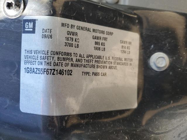 1G8AZ55F67Z146102 - 2007 SATURN ION LEVEL 2 灰色 照片 12