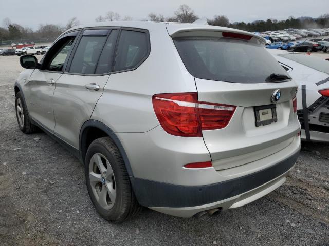 5UXWX5C52CL721559 - 2012 BMW X3 XDRIVE28I SILVER photo 2