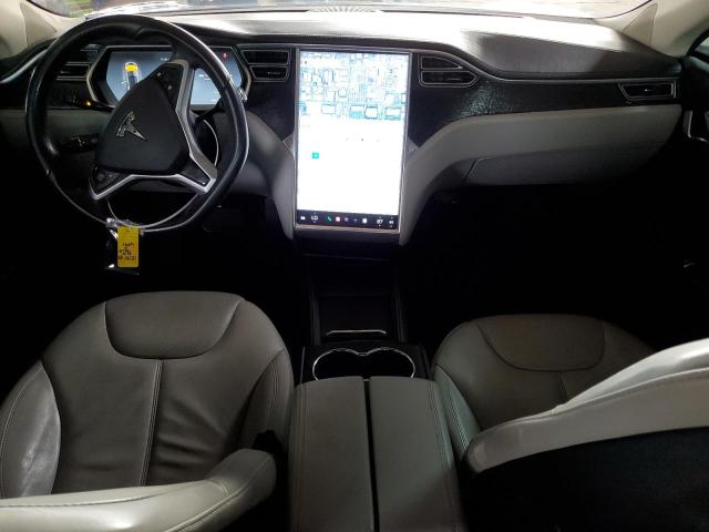 5YJSA1S14EFP30648 - 2014 TESLA MODEL S GRAY photo 8