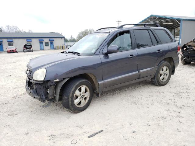 KM8SC13D76U047799 - 2006 HYUNDAI SANTA FE GLS BLUE photo 1