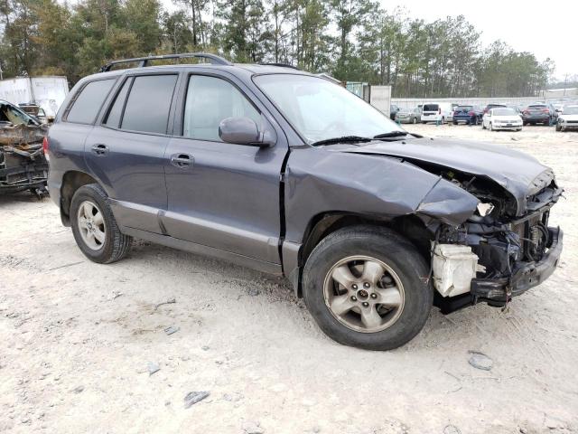 KM8SC13D76U047799 - 2006 HYUNDAI SANTA FE GLS BLUE photo 4