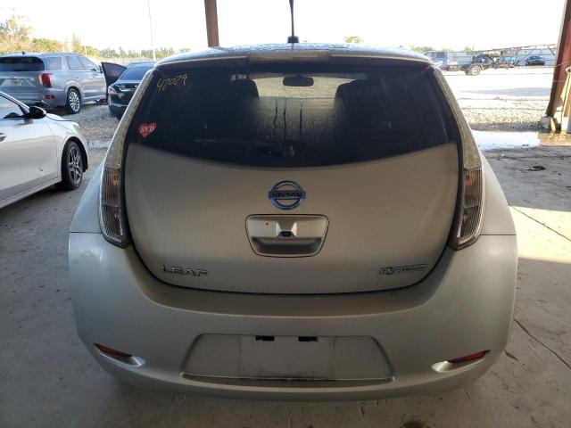 JN1AZ0CP4CT015237 - 2012 NISSAN LEAF SV SILVER photo 6