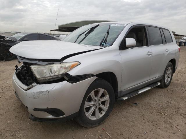 5TDZK3EH7BS039105 - 2011 TOYOTA HIGHLANDER BASE SILVER photo 1