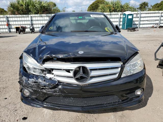 WDDGF54X49F197627 - 2009 MERCEDES-BENZ C 300 BLACK photo 5