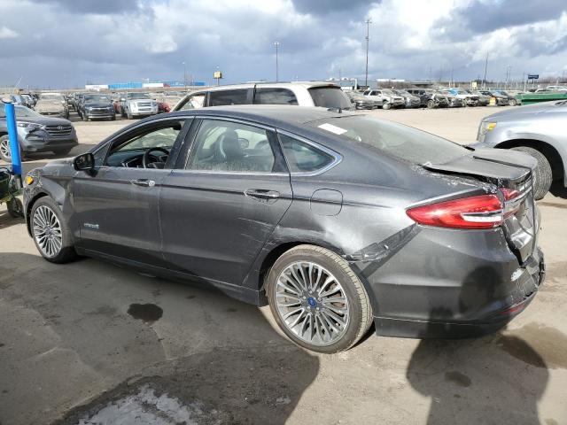 3FA6P0LU9HR106016 - 2017 FORD FUSION SE HYBRID GRAY photo 2