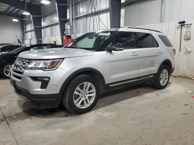 1FM5K8D87JGA43379 - 2018 FORD EXPLORER XLT SILVER photo 1