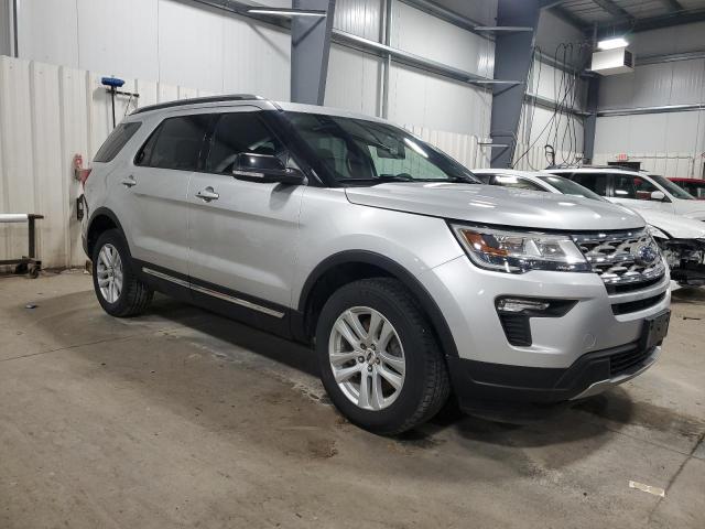 1FM5K8D87JGA43379 - 2018 FORD EXPLORER XLT SILVER photo 4