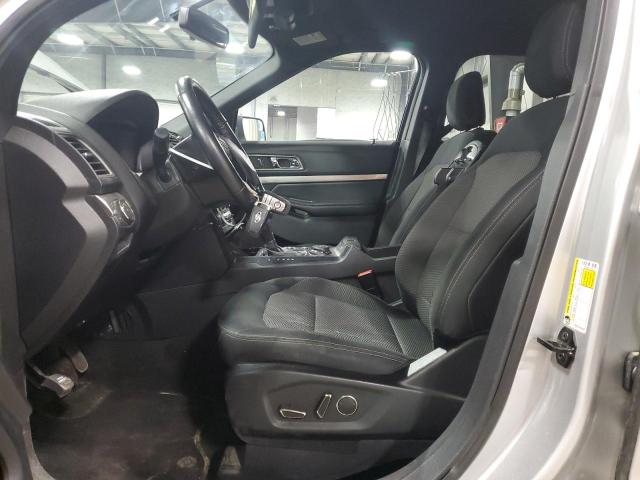 1FM5K8D87JGA43379 - 2018 FORD EXPLORER XLT SILVER photo 7