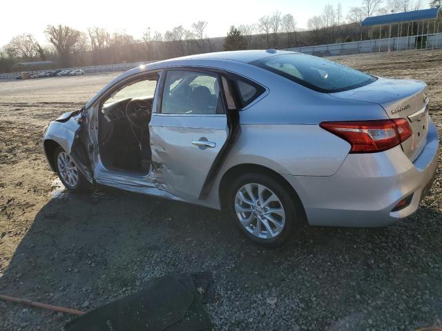 3N1AB7AP8KY375164 - 2019 NISSAN SENTRA S SILVER photo 2