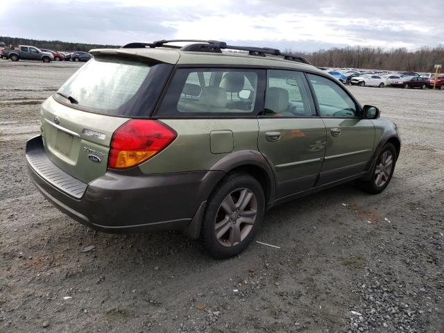 4S4BP86C674300841 - 2007 SUBARU LEGACY OUTBACK 3.0R LL BEAN GREEN photo 3