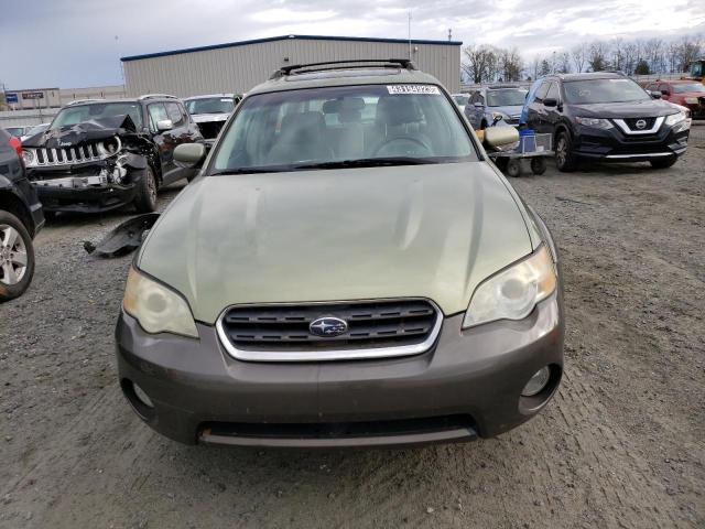 4S4BP86C674300841 - 2007 SUBARU LEGACY OUTBACK 3.0R LL BEAN GREEN photo 5