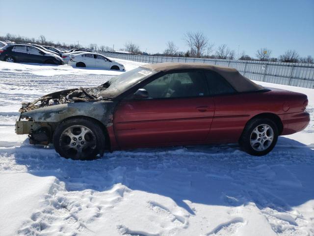 3C3EL55H3YT240901 - 2000 CHRYSLER SEBRING JXI RED photo 1