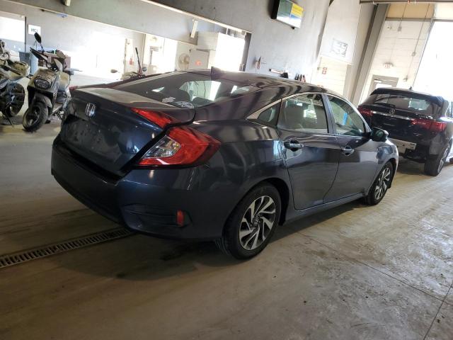 2HGFC2F77HH520206 - 2017 HONDA CIVIC EX BLUE photo 3