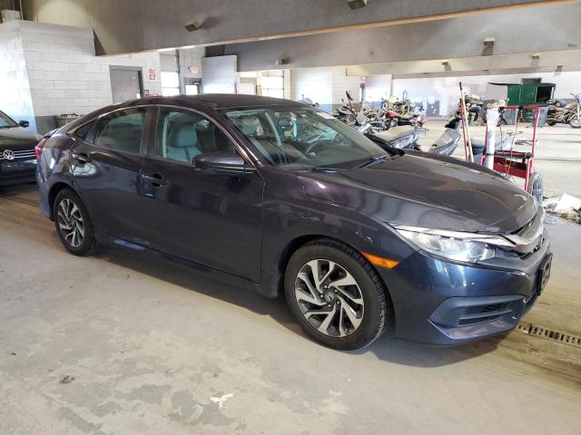 2HGFC2F77HH520206 - 2017 HONDA CIVIC EX BLUE photo 4