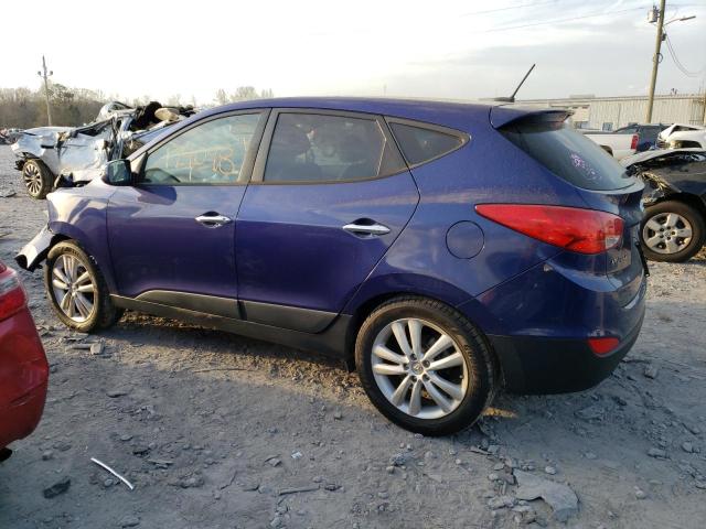 KM8JU3AC0BU150135 - 2011 HYUNDAI TUCSON GLS BLUE photo 2