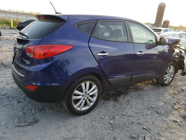 KM8JU3AC0BU150135 - 2011 HYUNDAI TUCSON GLS BLUE photo 3