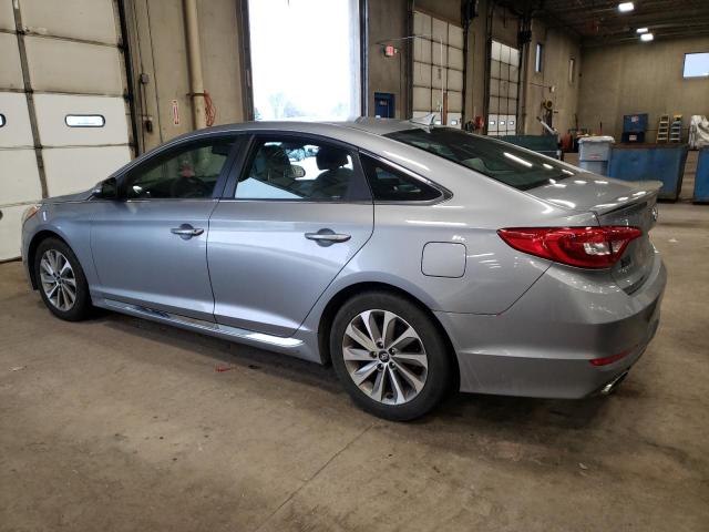 5NPE34AF4FH227792 - 2015 HYUNDAI SONATA SPORT SILVER photo 2