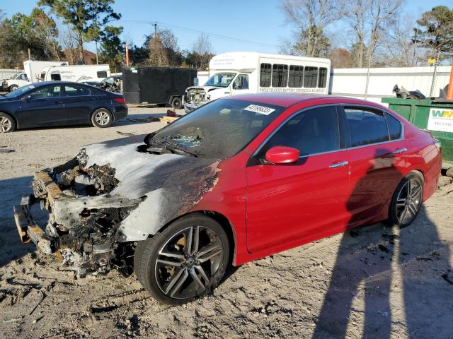 1HGCR2F16HA011221 - 2017 HONDA ACCORD SPORT SPECIAL EDITION RED photo 1