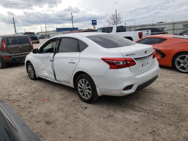 3N1AB7AP2JY253365 - 2018 NISSAN SENTRA S WHITE photo 2