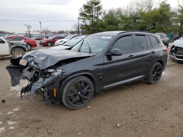 5YMTS0C03M9F07313 - 2021 BMW X3 M COMPETITION Czarny zdjęcie 1