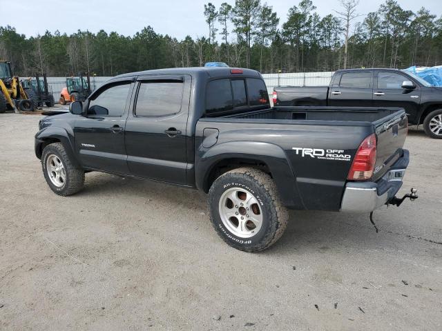 3TMLU42N85M002780 - 2005 TOYOTA TACOMA DOUBLE CAB BLACK photo 2