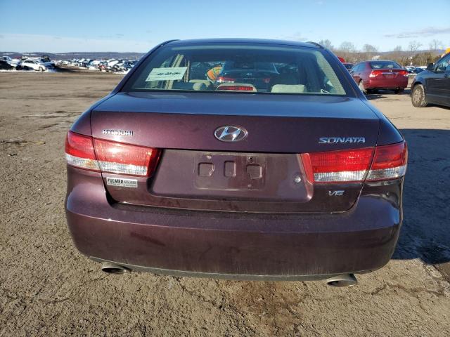 5NPEU46F96H043258 - 2006 HYUNDAI SONATA GLS BURGUNDY photo 6