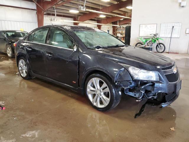 1G1PG5SB6E7255104 - 2014 CHEVROLET CRUZE LTZ GRAY photo 4