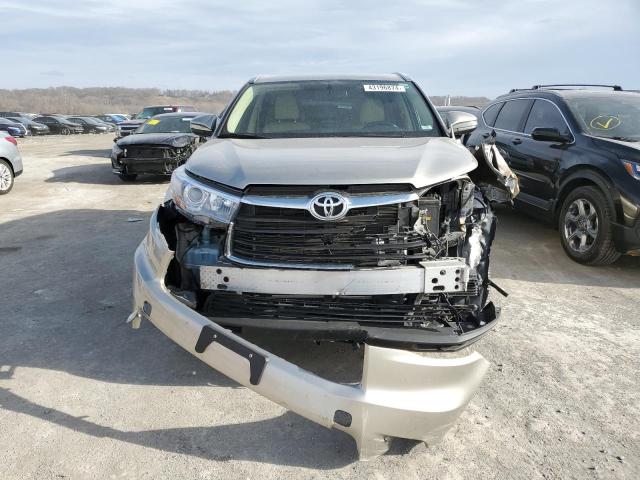 5TDDKRFH9FS217548 - 2015 TOYOTA HIGHLANDER LIMITED GOLD photo 5