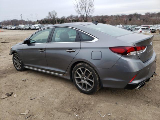 5NPE34AB8KH807604 - 2019 HYUNDAI SONATA LIMITED TURBO GRAY photo 2