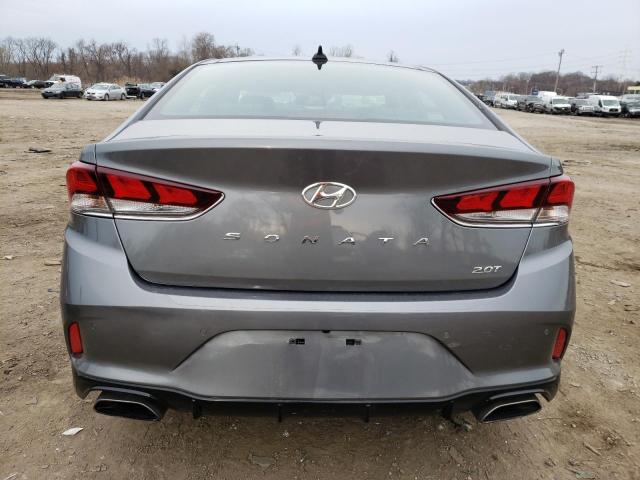 5NPE34AB8KH807604 - 2019 HYUNDAI SONATA LIMITED TURBO GRAY photo 6