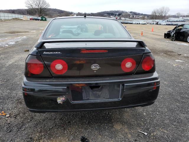 2G1WF52EX59175862 - 2005 CHEVROLET IMPALA BLACK photo 6