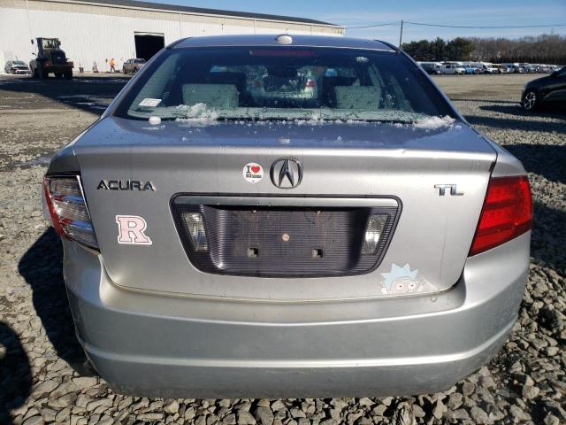 19UUA66286A008412 - 2006 ACURA TL SILVER photo 6