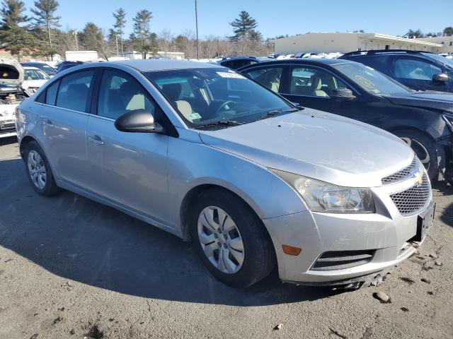 1G1PC5SH1C7320664 - 2012 CHEVROLET CRUZE LS SILVER photo 4