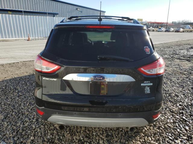 1FMCU0HX0DUB31121 - 2013 FORD ESCAPE SEL BLACK photo 6