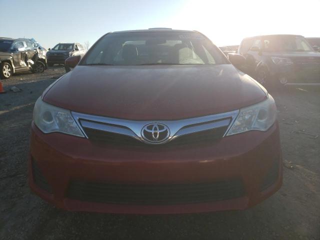 4T1BF1FK8CU505086 - 2012 TOYOTA CAMRY BASE RED photo 5