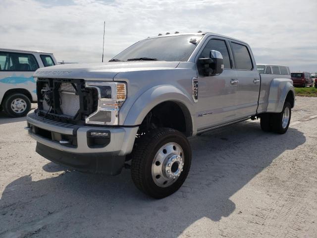 1FT8W4DT9NEF97902 - 2022 FORD F450 SUPER DUTY GRAY photo 1