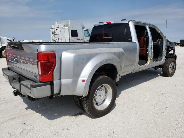 1FT8W4DT9NEF97902 - 2022 FORD F450 SUPER DUTY GRAY photo 3