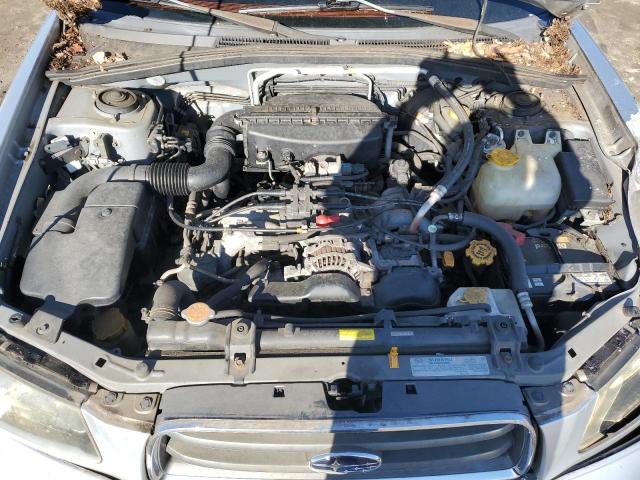 JF1SG65664H758328 - 2004 SUBARU FORESTER 2.5XS Серебристый фото 11