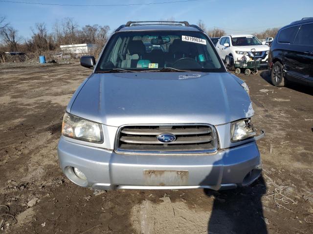 JF1SG65664H758328 - 2004 SUBARU FORESTER 2.5XS Серебристый фото 5