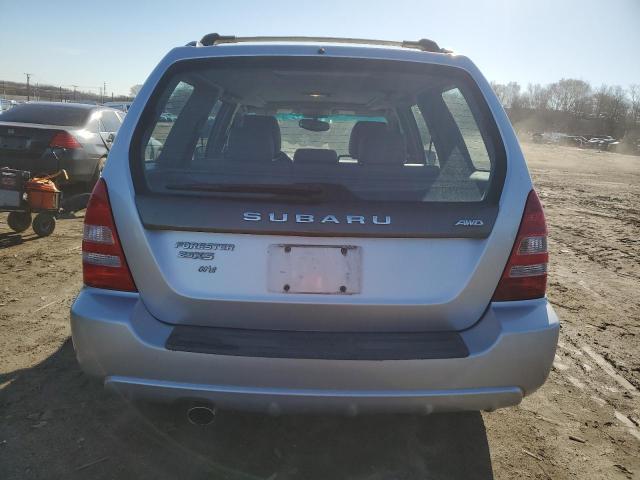 JF1SG65664H758328 - 2004 SUBARU FORESTER 2.5XS Серебристый фото 6