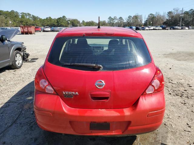 3N1BC1CP6CK289352 - 2012 NISSAN VERSA S RED photo 6