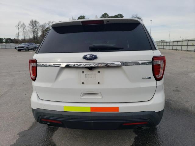 1FM5K8B84GGA10061 - 2016 FORD EXPLORER WHITE photo 6