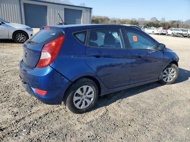 KMHCT5AE7GU290733 - 2016 HYUNDAI ACCENT SE BLUE photo 3